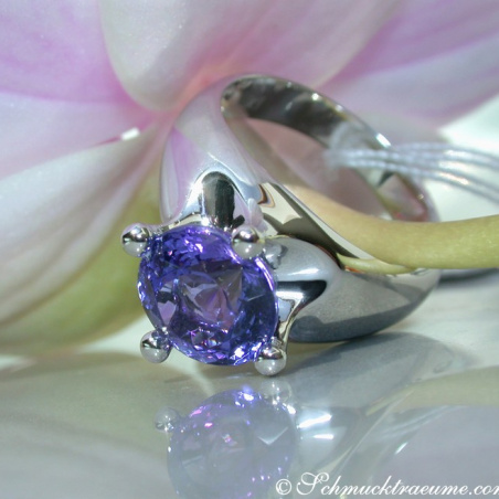 Stately Tanzanite Solitaire Ring
