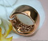 Magnificent ring with natural brown diamonds