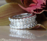 Brillanten Memory Ring mit Baguette Diamanten