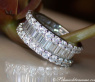 Brillanten Memory Ring mit Baguette Diamanten