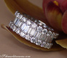 Brillanten Memory Ring mit Baguette Diamanten