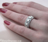 Exquisite Diamond Eternity Ring with Emerald Cut Diamonds