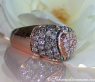 Timeless Heart Ring with Natural Brown & White Diamonds