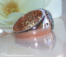 Timeless Heart Ring with Natural Brown & White Diamonds