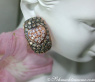 Timeless Heart Earrings with Brown & White Diamonds