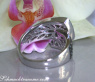 Extravagant Black & White Diamond Belt Ring