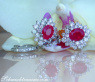 Exquisite Burmese Ruby Earrings with Diamonds