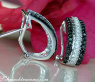 Attractive Black & White Diamond Earrings