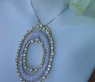 Outstanding Yellow & White Diamond Pendant