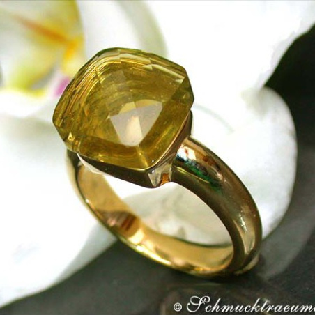 Pretty Lemon Quartz Ring