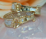 Exquisite Diamond Hoops