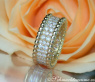 Exquisite Diamond Eternity Ring in Yellow gold 18k