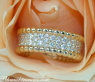 Exquisite Diamond Eternity Ring in Yellow gold 18k