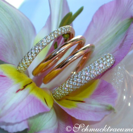 Exquisite Multi Row Diamond Ring
