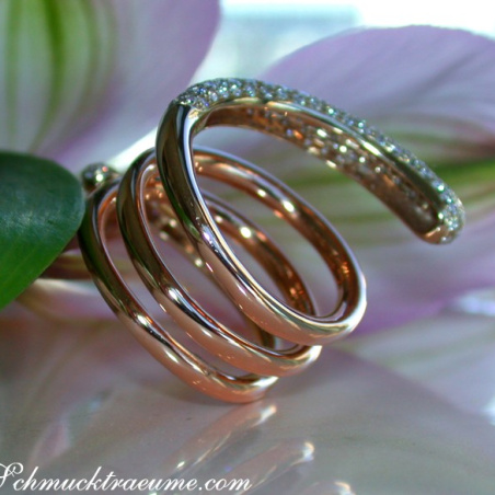 Exquisite Multi Row Diamond Ring