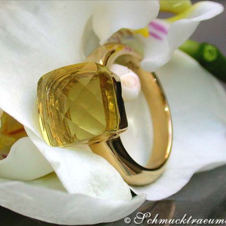 Pretty Lemon Quartz Ring