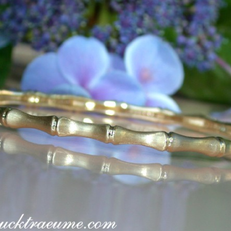 Diamanten Armreif im Bambus Design