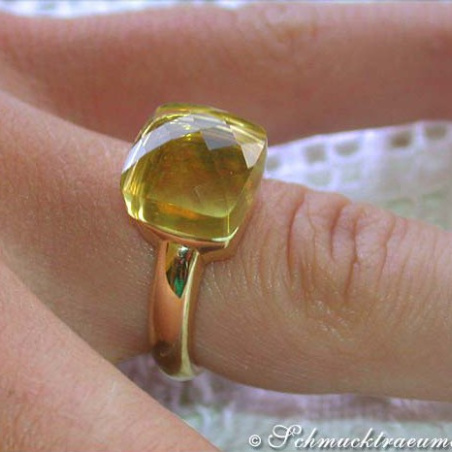 Pretty Lemon Quartz Ring