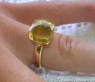 Pretty Lemon Quartz Ring