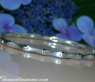 Diamanten Armreif im Bambus Design