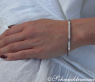 Diamanten Armreif im Bambus Design