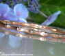 Diamanten Armreif im Bambus Design