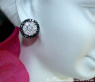 Pretty Black & White Diamond Studs