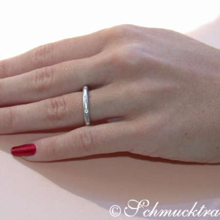 Enchanting Diamond "Starry Sky" Band in White gold