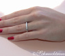 Enchanting Diamond "Starry Sky" Band in White gold
