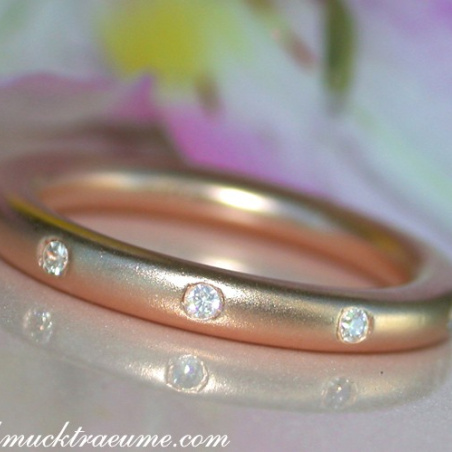 Three Diamond "Starry Sky" Rings