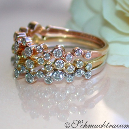 Three Pretty Diamond Eternity Rings