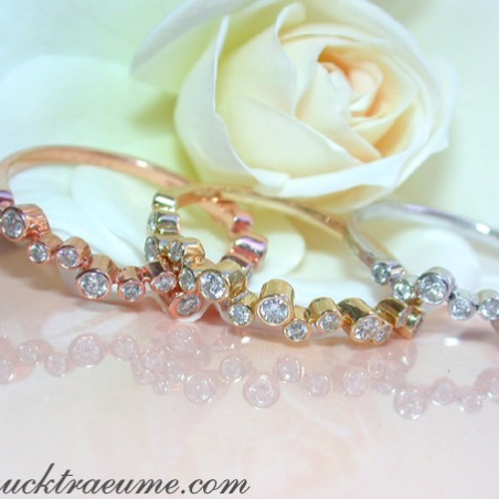 Three Pretty Diamond Eternity Rings