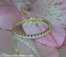 Cute Diamond Eternity Ring in Yellow gold 14k