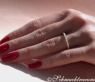 Cute Diamond Eternity Ring in Yellow gold 14k