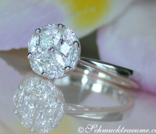 Captivating Diamond Ring (Illusion Design)