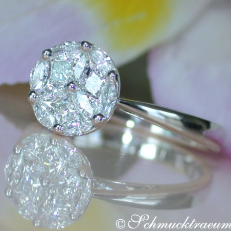 Captivating Diamond Ring (Illusion Design)