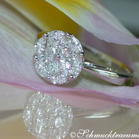 Captivating Diamond Ring (Illusion Design)