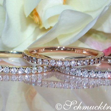 Three Cute Diamond Eternity Rings