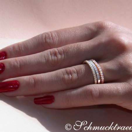 Three Cute Diamond Eternity Rings