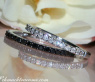 Memory Ringe mit Brillanten und schwarzen Diamanten