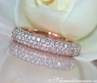 Picture Perfect Diamond Pavé Ring in Rose gold