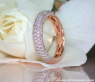 Picture Perfect Diamond Pavé Ring in Rose gold