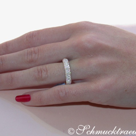 Picture Perfect Diamond Pavé Ring in Rose gold