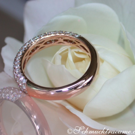 Picture Perfect Diamond Pavé Ring in Rose gold