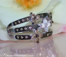 Precious Blossom Ring with Natural Brown & White Diamonds
