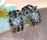 Precious Blossom Earrings with Natural Brown & White Diamonds