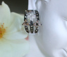 Precious Blossom Earrings with Natural Brown & White Diamonds