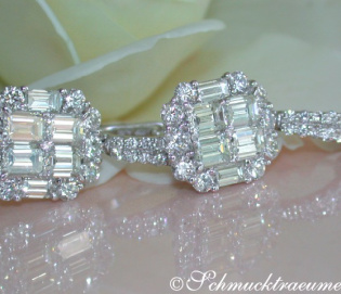 Exquisite Diamond Earrings with Flawless Diamonds