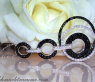 Extra Long Black & White Diamond Pendant