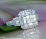 Precious Diamond Ring with Baguette & Princess Diamonds